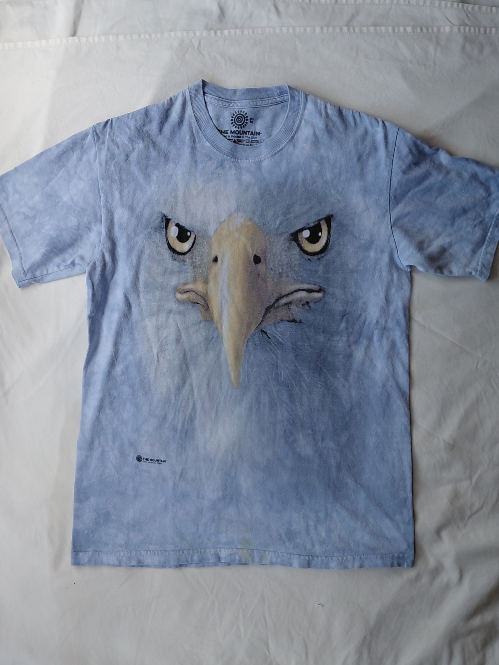 Vintage The Mountain Bald Eagle Tie Dye Graphic Tee M